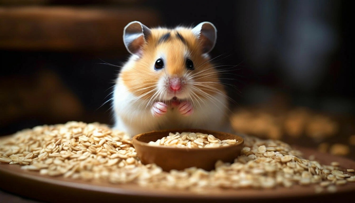 хомяк тоже любит хлопья