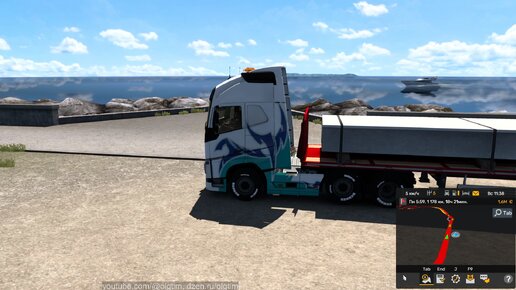 Euro Truck Simulator 2. Чёрного моря вам в ленту, рейс из Бургаса