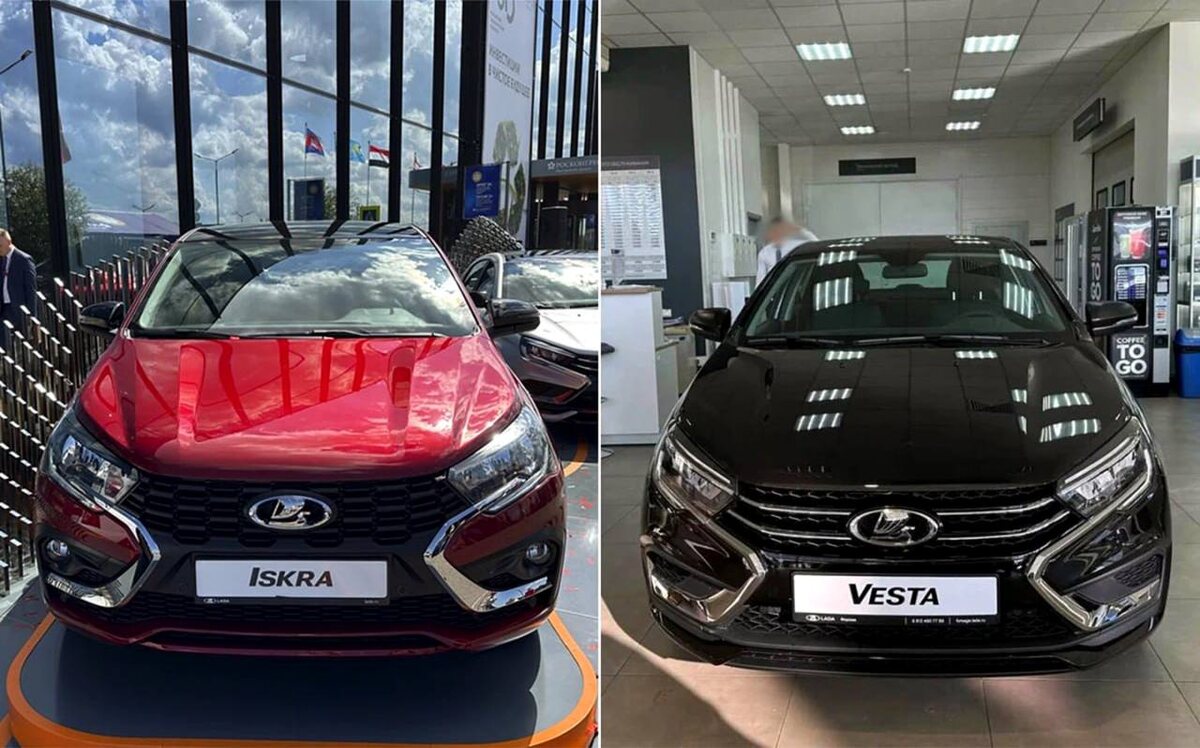 Lada Искра и Лада Веста. Источник изображения - autonews.ru