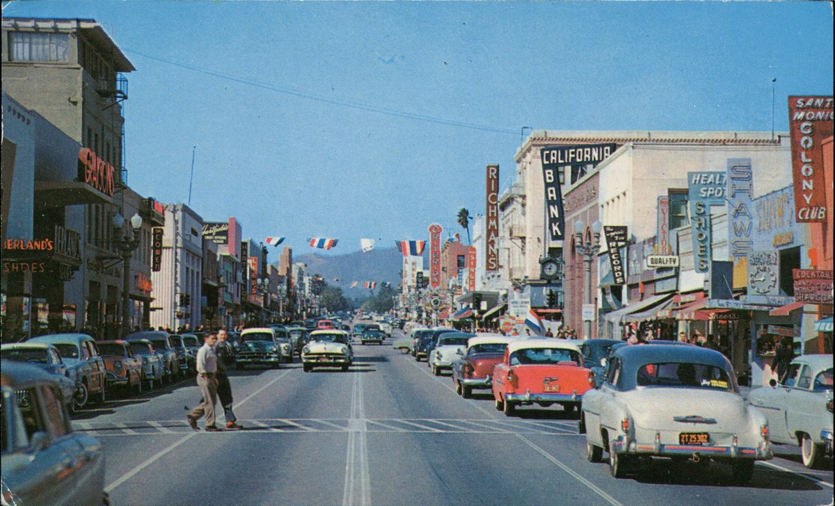 Лос-Анджелес в 60-е годы. 