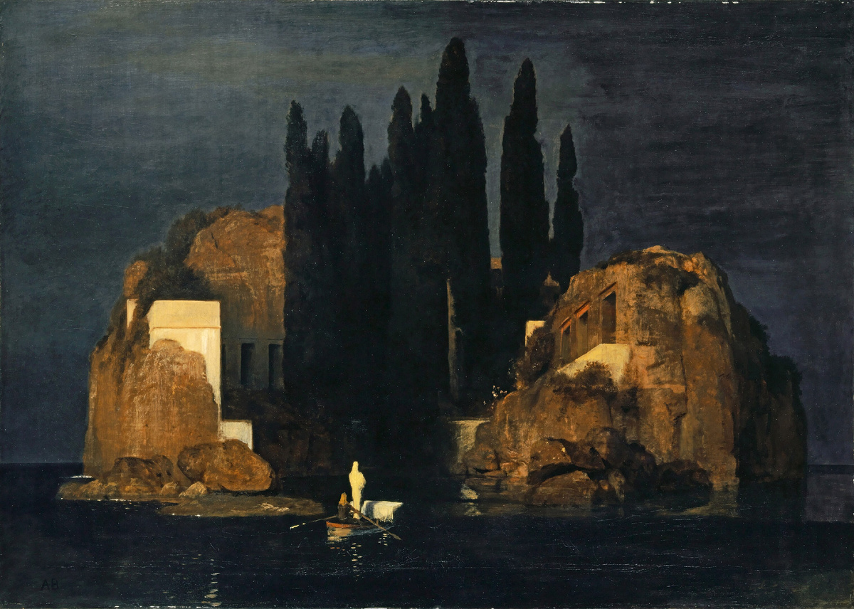 Остров мёртвых, 1880 г., Арнольд Бёклин