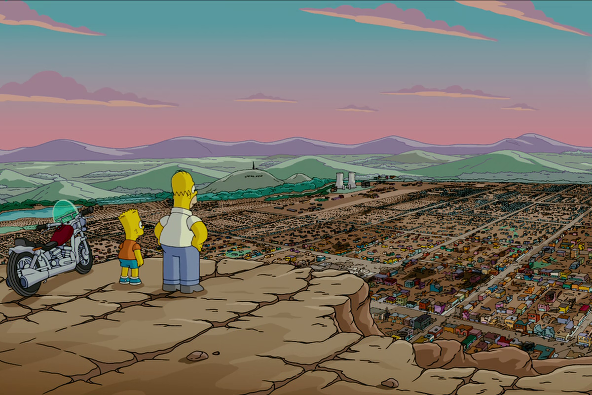     Это уже было в «Симпсонах»: Дональд Трамп пообещал окружить США куполом