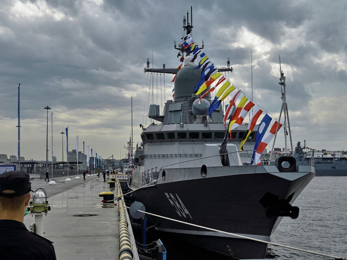    Малый ракетный корабль "Одинцово" проекта 22800 "Каракурт" в Санкт-Петербурге© РИА Новости / Алексей Даничев