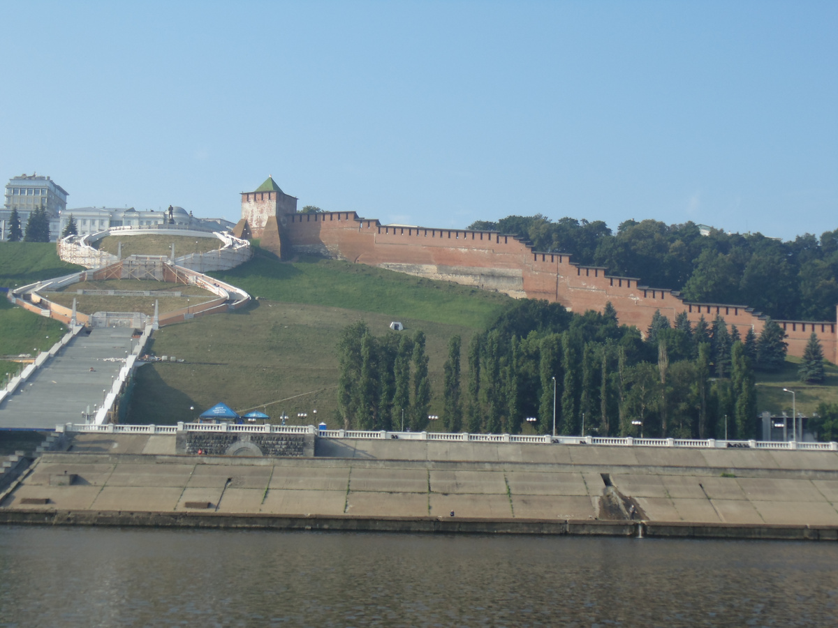 Вид с Волги на Кремль