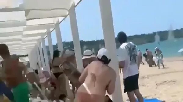 Скринка с видео очевидца