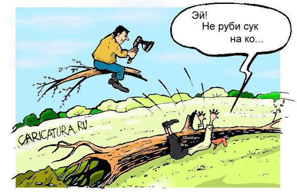 Карикатура «Советчик», Дмитрий Пальцев