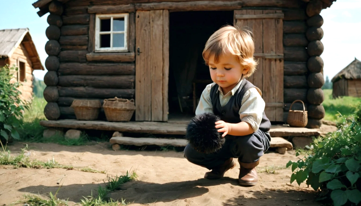 Виталик впервые видел такое существо.