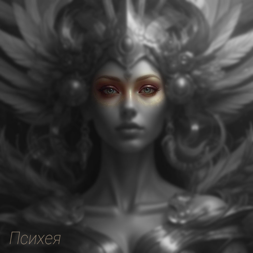 Это - богиня души, то, что владеет психикой, но не какой-то гомункулус, а постоянно обновляющаяся информационная картина.