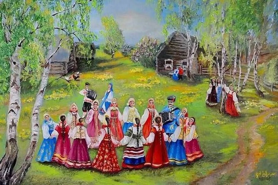 Открытый доступ М.Боскин "Хоровод"1910