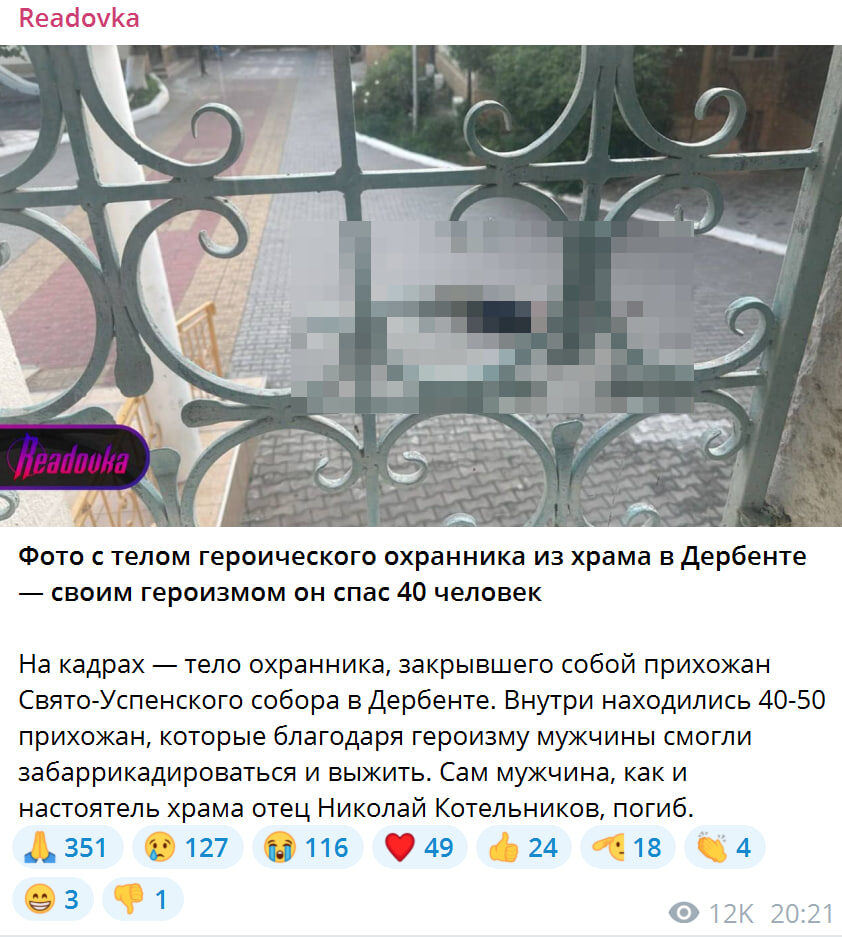    Скриншот: Readovka/Telegram