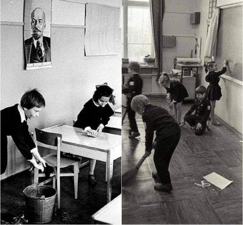 Это только в песТнях дежурство по классу было долгожданной радостью