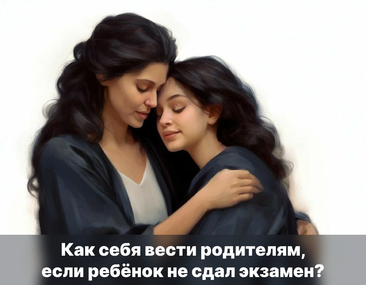 Как себя вести родителям, если ребёнок не сдал экзамен