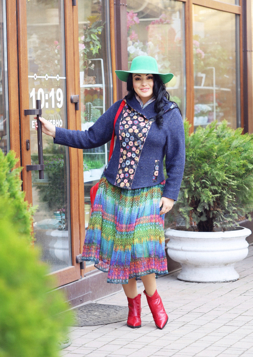 Куртка Flowers (школа вязания и шитья Lorraine Woolheart ®2014) (ИП Берлизова Лариса.А.)