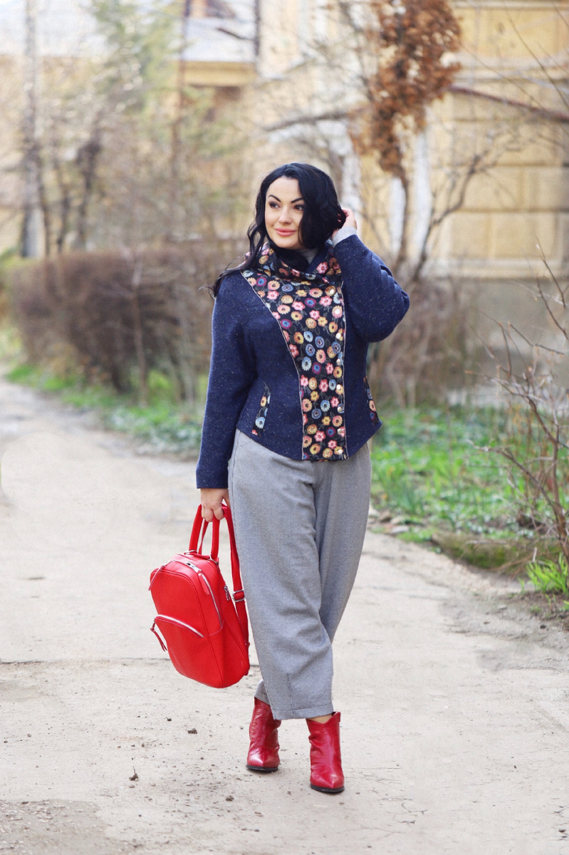 Куртка Flowers (школа вязания и шитья Lorraine Woolheart ®2014) (ИП Берлизова Лариса.А.)