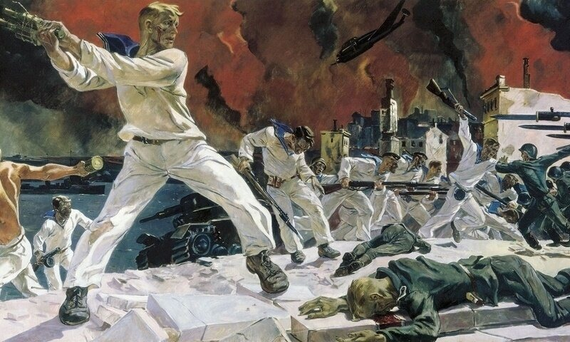 А.А. Дейнека - Оборона Севастополя