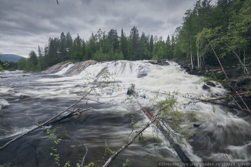 Водопады Колвица