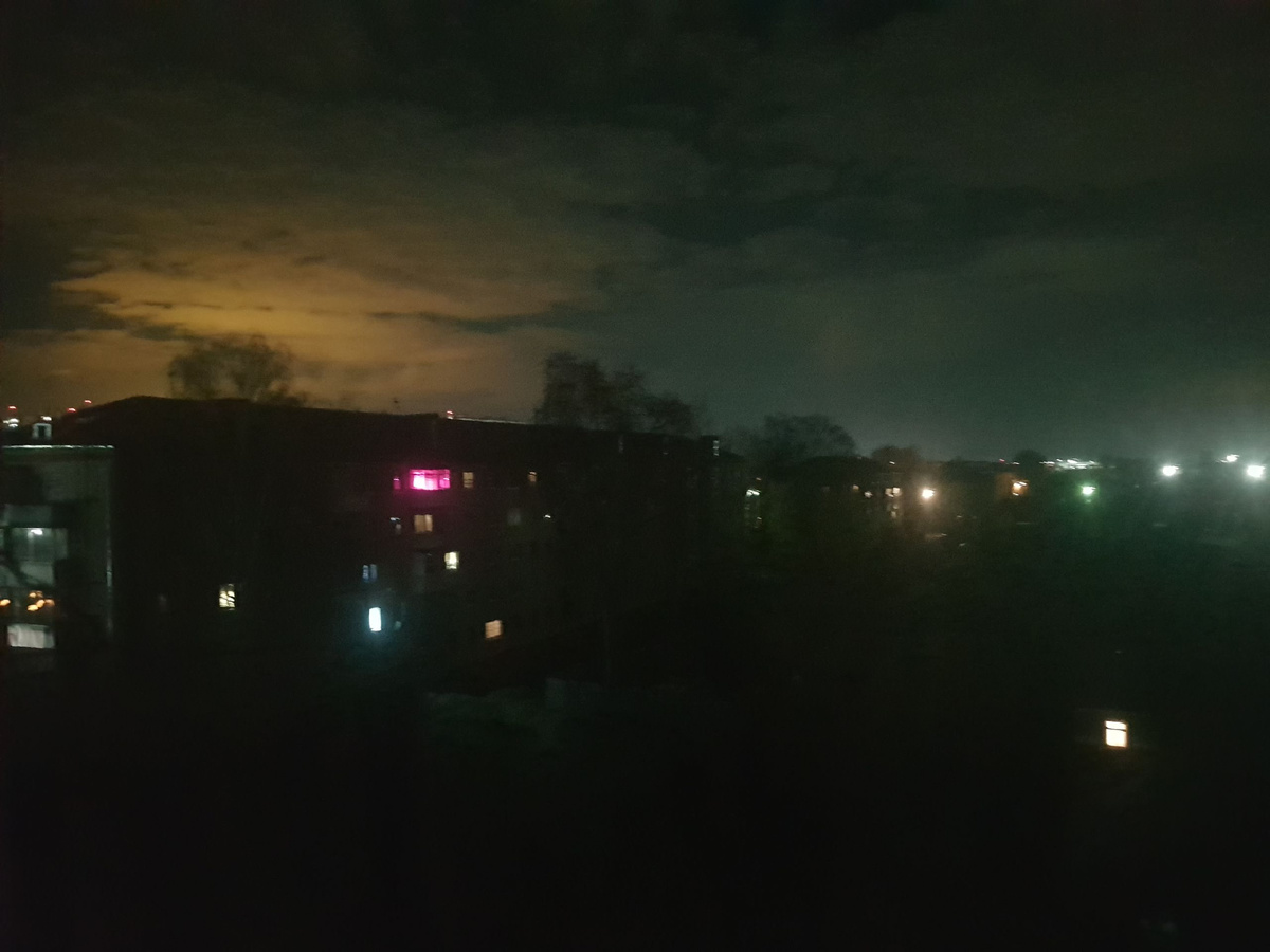 Световое загрязнение над Москвой 11.03.2024 года.