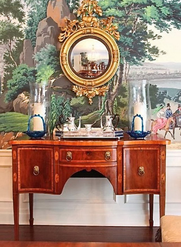 Мебель в стиле Шератон в интерьере