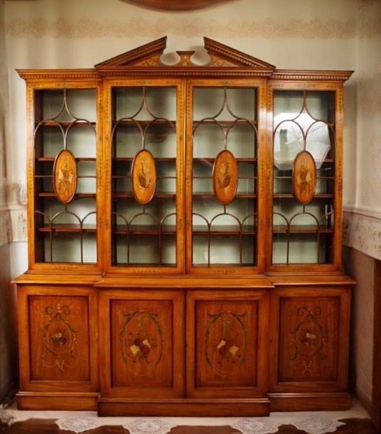 Библиотека Шератон в большим количеством стекол