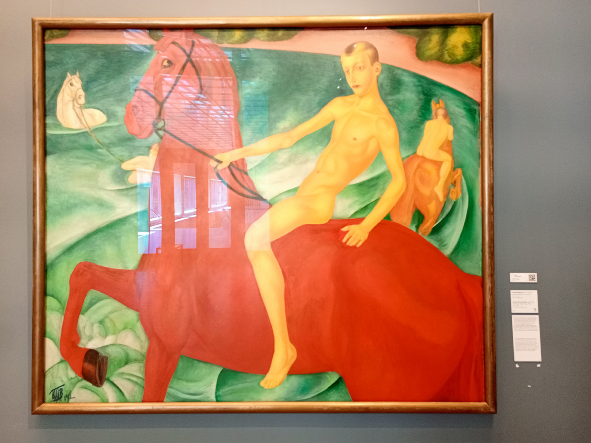 Без "Купания красного коня" Третьяковка - не Третьяковка. Фото автора. 