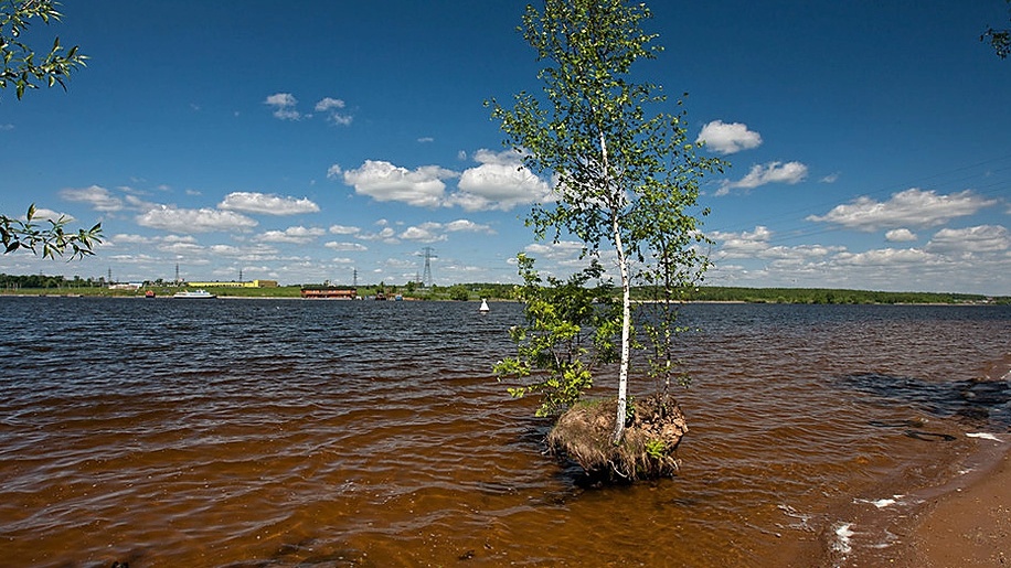 Клязьменское водохранилище на карте
