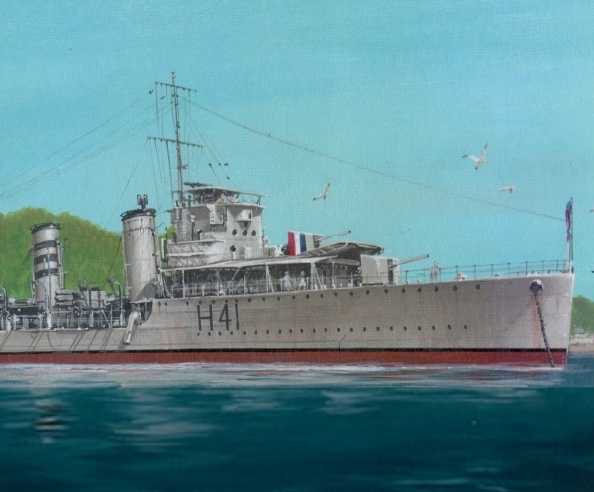 Британский эсминец "Ардент"