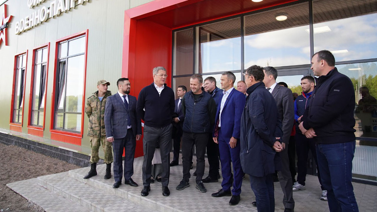    Чишминский район. Парк «Патриот». Открытие ФОКа. Встреча с будущими педагогами. Май 2024 г.