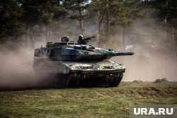 Операторы FVP-дронов уничтожили танк Leopard. Фото: NIDS/NATO Multimedia Library