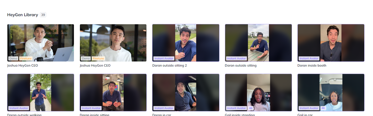 Всё это цифровые аватары