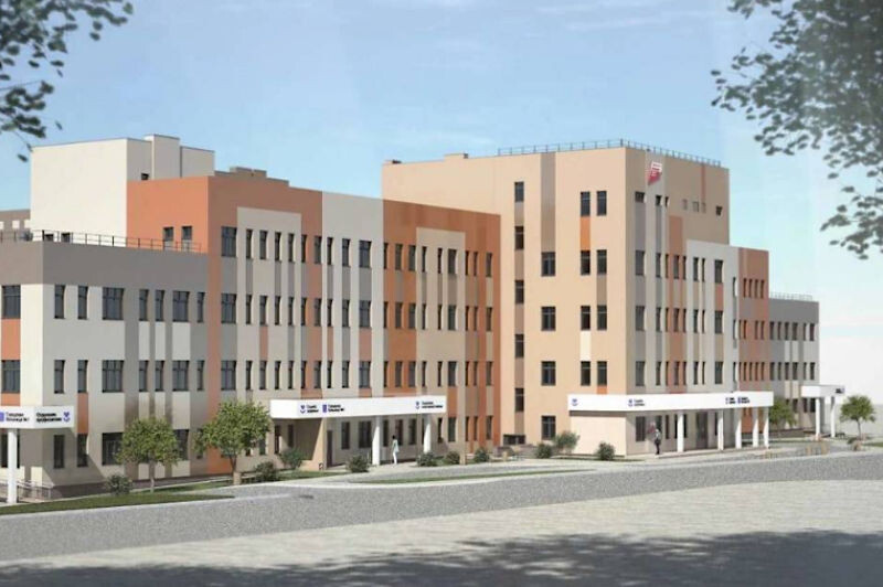    Эскиз новой поликлиники (фото: муниципальный сайт "Диалог")