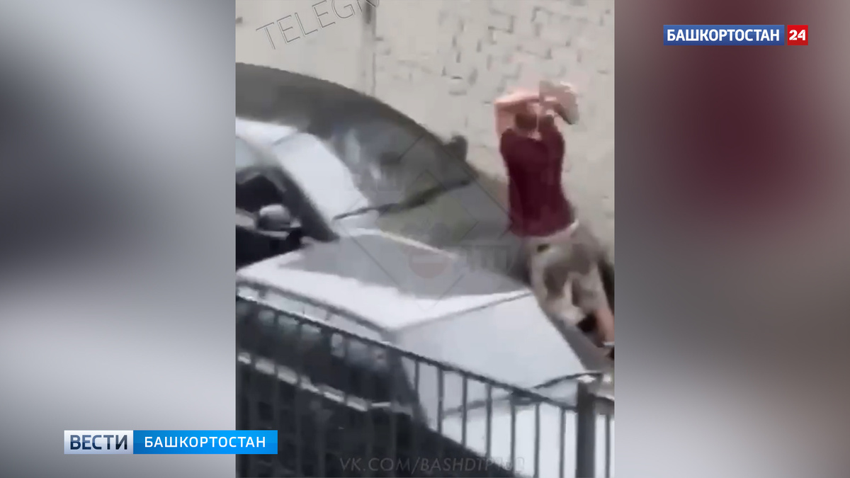    В Уфе на улице Шафиева пьяный мужчина разбил стекло легковушки и лег спать в салоне