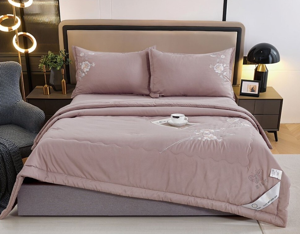 Комплект постельного белья с одеялом Boris. Материал - хлопок. Ткань - сатин