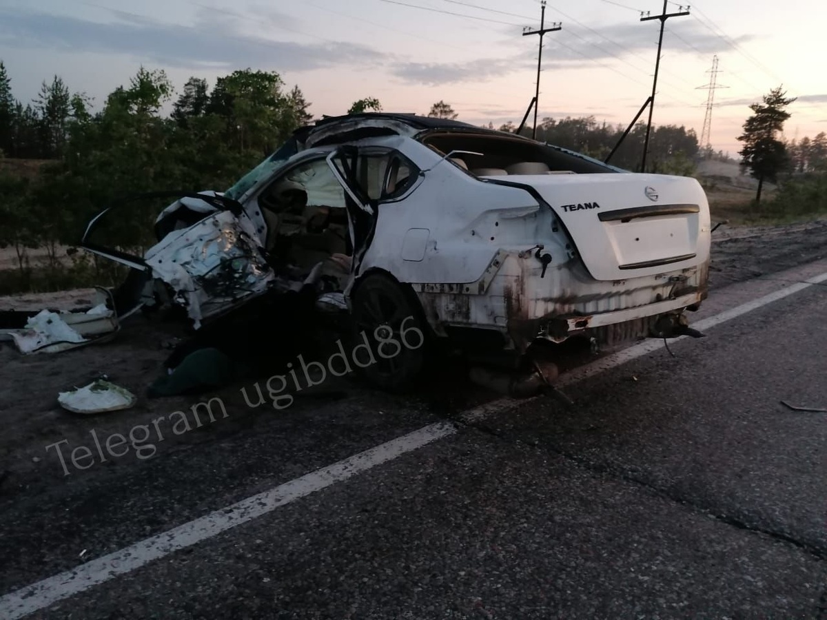    В Югре в смертельную автоаварию попали двое 17-летних подростков