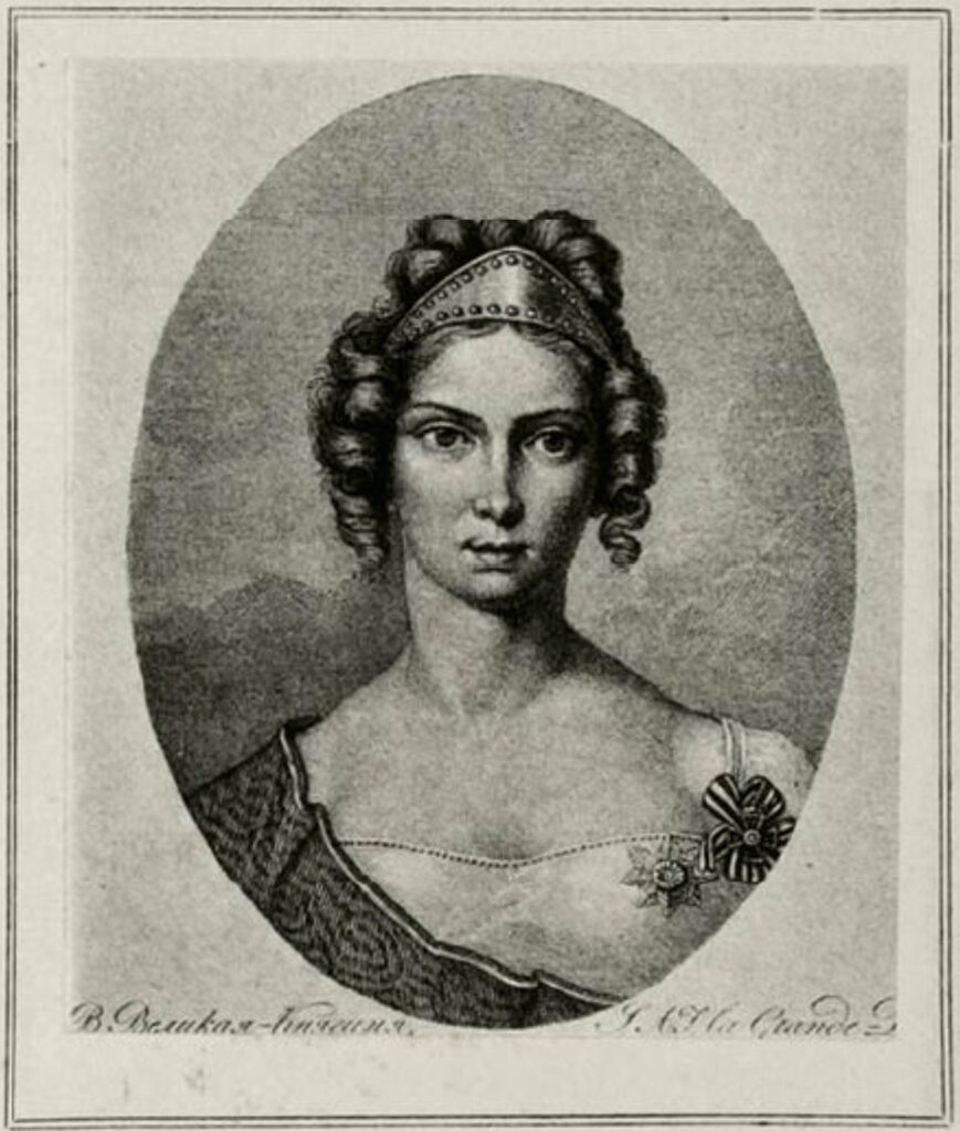 Великая Княгиня Александра Феодоровна. С. Карделли. 1817 г.