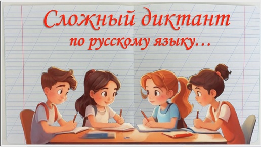 Сложный диктант по русскому языку. Если напишете его без ошибок, считайте, что Вы - чемпион мира и его окрестностей по грамотности