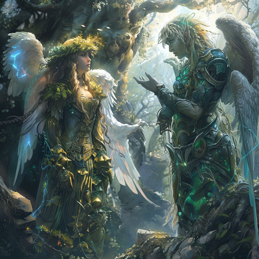 Дух Родины общается с духом Судьбы