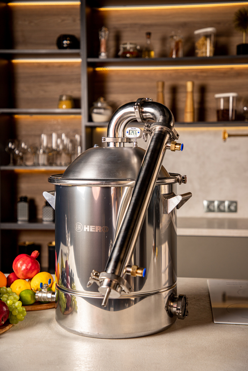 Перегонный куб аппарата hero.