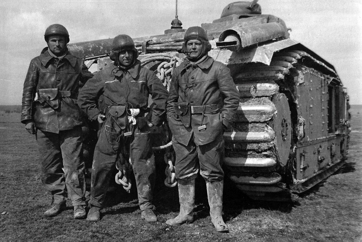 Французские танкисты 2-й мировой войны