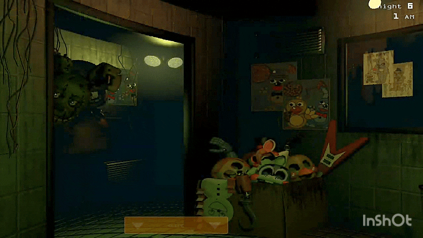 Скример Спрингтрупа. Это главный злодей игры с самым не страшным скримером.