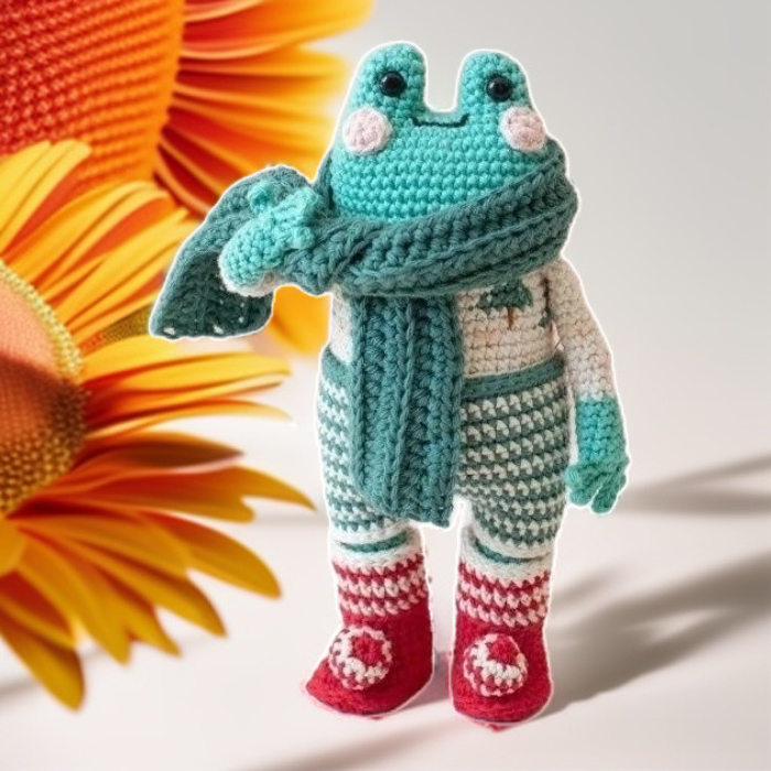 Лягушка Оливер перевод МК Pica Pau | Hobbii Design