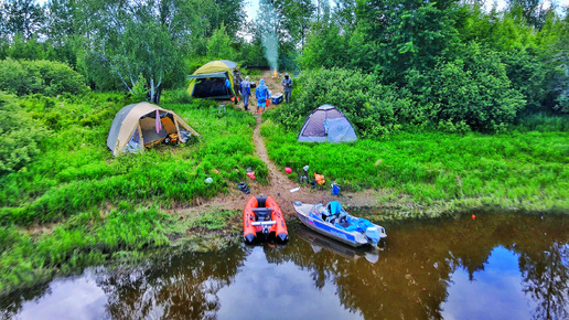 РЫБАЛКА КАК ВО СНЕ! 5 ДНЕЙ В ГЛУШИ, ДИКИЙ КЛЁВ, КУХНЯ, ХЕ, БАСМА