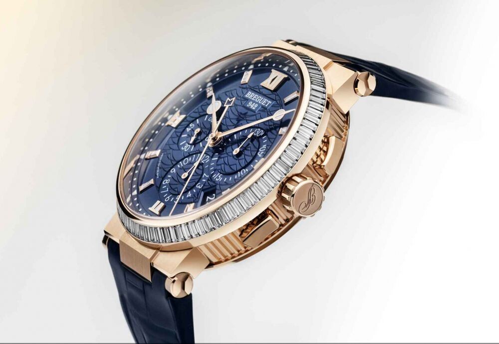 Толщина корпуса Breguet Marine Chronograph 5529 составляет 13,85 мм, а водонепроницаемость – 30 м (3 фото)
