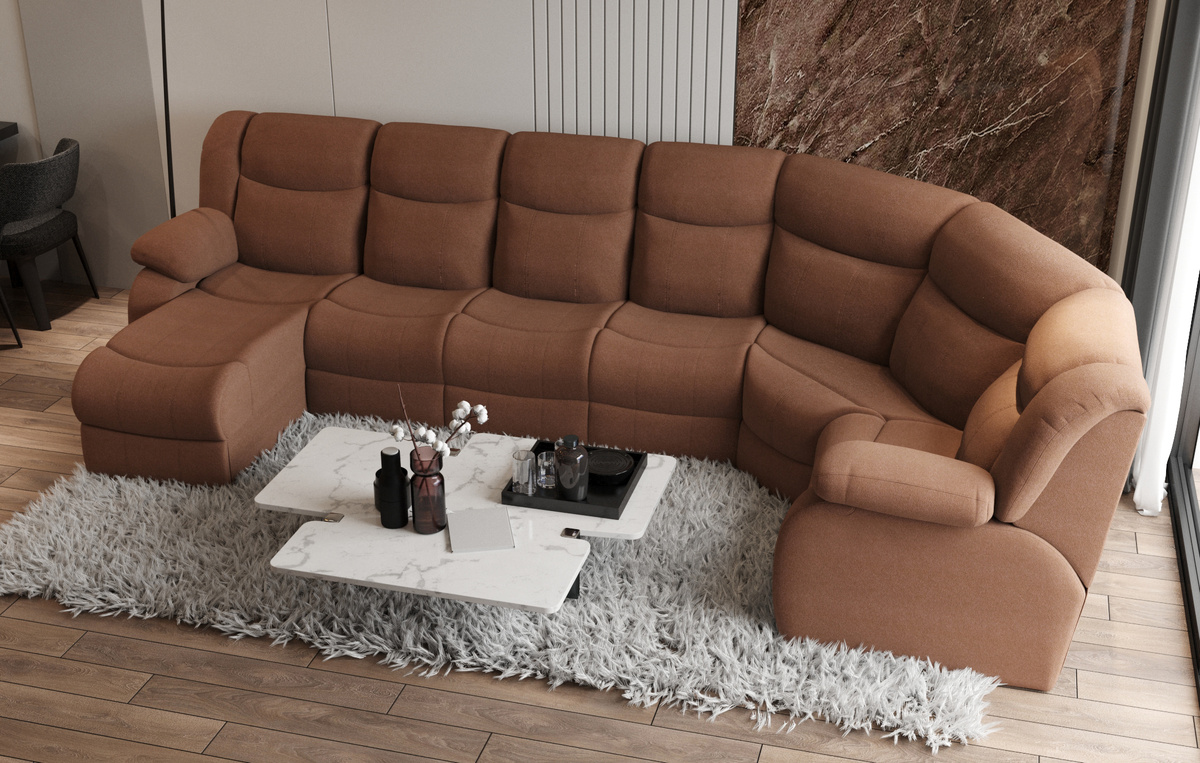 Главный герой статьи - модульный диван "Эконика". Стильный и удобный модульный диван — это предмет искусства в вашем доме, сочетающий в себе дизайн и функциональность, элегантность и комфорт.-3