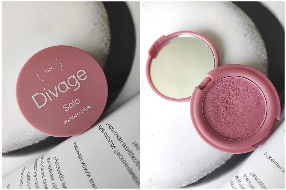 Divage Румяна для лица Solo Compact, тон 04