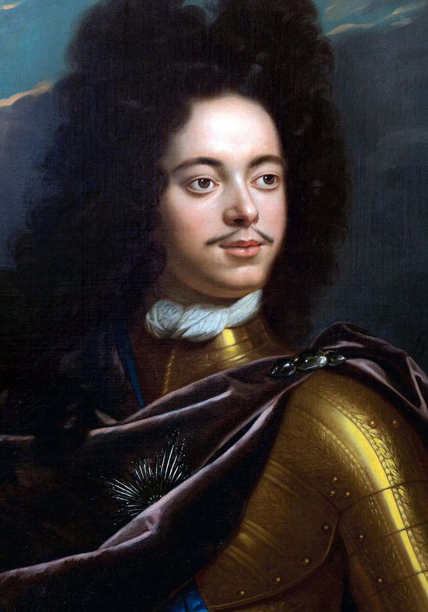 Петр I                                                                                                                                                                                        худ. Схалкен Готфрид Корнелис
(1643-1706)