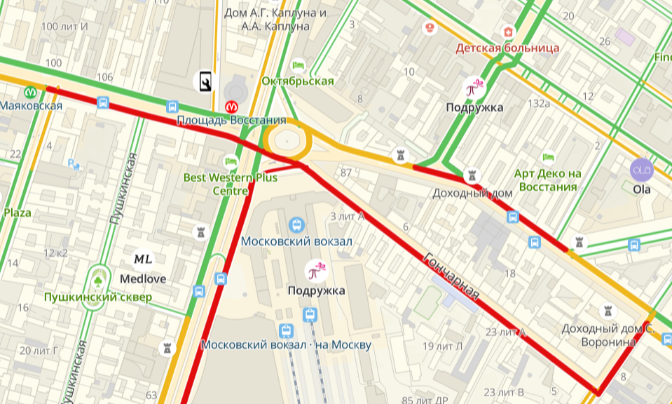 Район Площади Восстания. 2ГИС