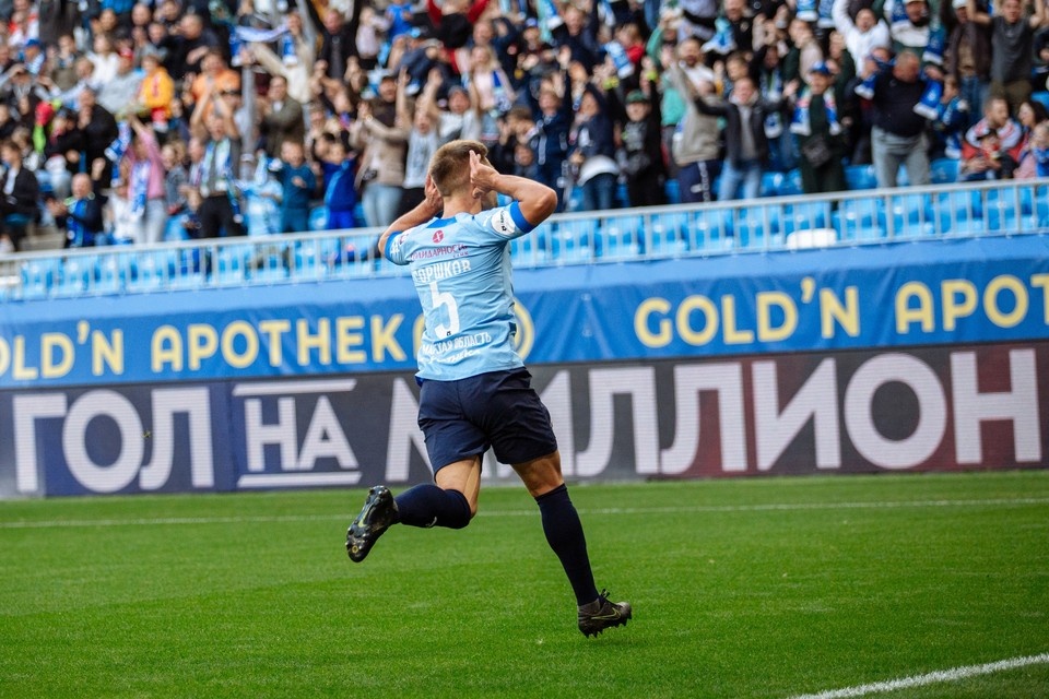    Горшков своим дублем принес победу «Крыльям» в матче со «Спартаком». Сайт ПФК "Крылья Советов"