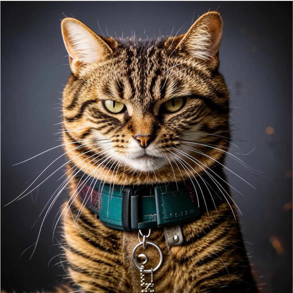 Осторожно: кошка под санкциями. Картинка сгенерирована нейросетью