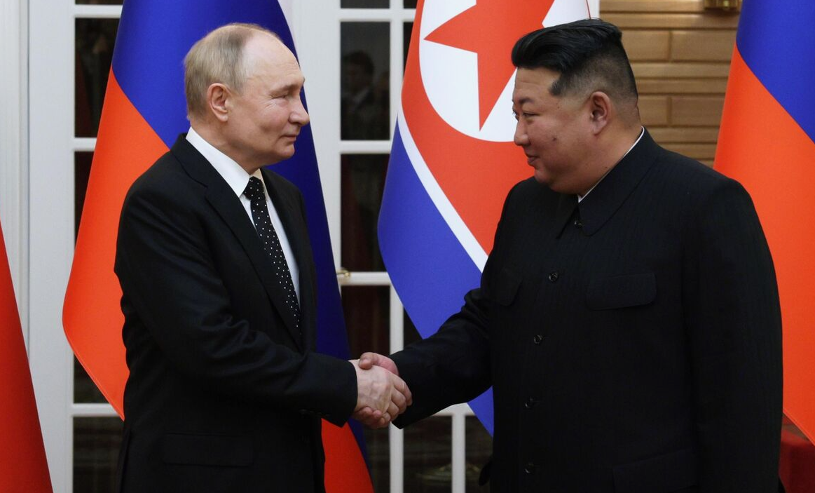 Владимир Путин и Ким Чен Ын