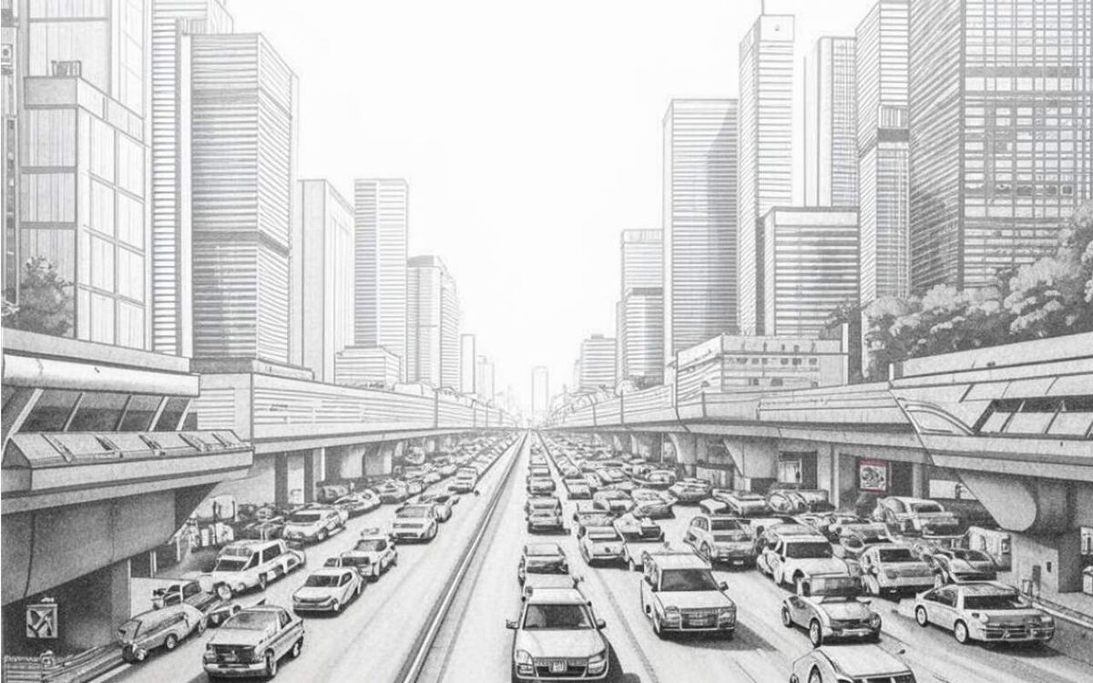    Ямное как еще одна причина транспортного коллапса в Воронеже. Аналитика «Абирега» Иллюстрация сгенерирована нейросетью Kandinsky